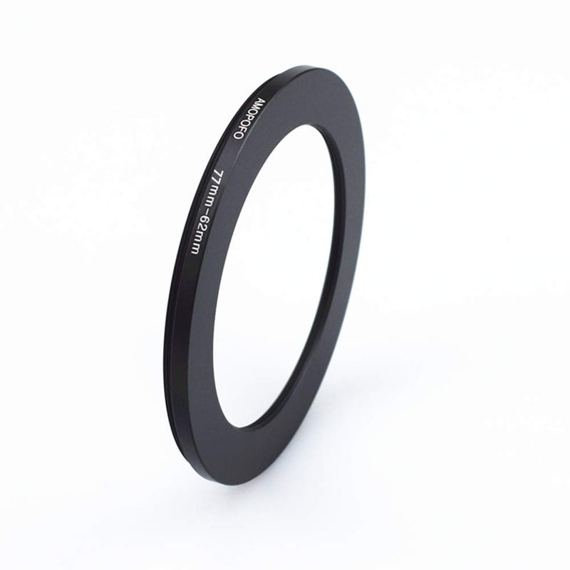 Amopofo 77 to 62mm Metal Ring/77mm to 62mm Step Down Rings Filter Adapter for UV,ND,CPL,Metal Step Down Rings,Compatible with All 77mm Camera Lenses & 62mm Accessories - Image 3
